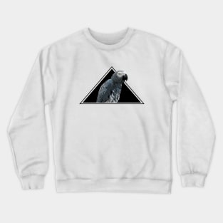 80s Retro African Grey Parrot Crewneck Sweatshirt